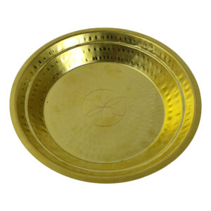 Brass Dots Design Plate